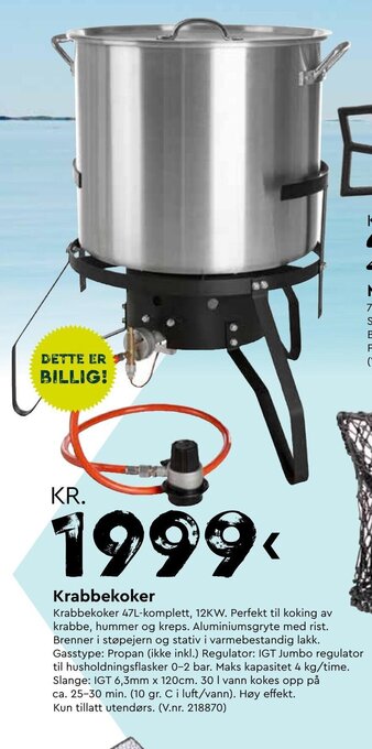 Mekk Krabbekoker tilbud
