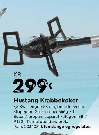 Mekk Mustang Krabbekoker tilbud