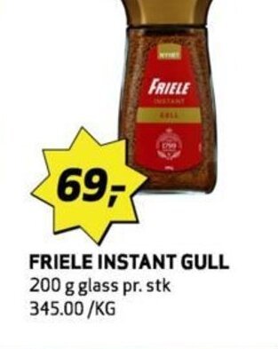 Bunnpris FRIELE INSTANT GULL tilbud