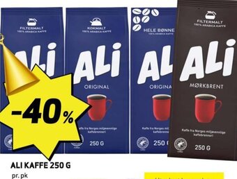 Bunnpris ALI KAFFE 250 G tilbud