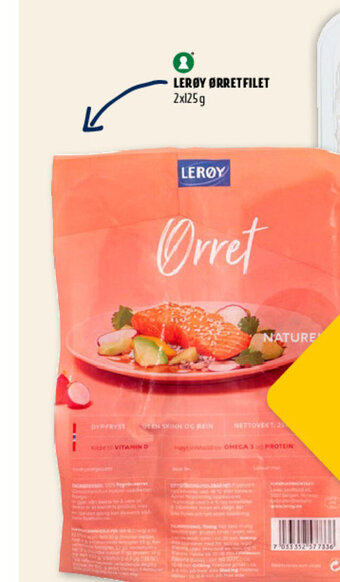 Coop Prix LERØY ØRRETFILET tilbud
