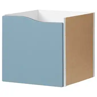 IKEA Kallax innsats med dør, bølget/blå, 33x33 cm tilbud