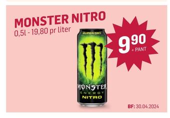 Holdbart Monster nitro tilbud