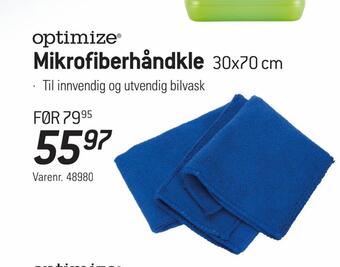 Thansen Mikrofiberhåndkle tilbud