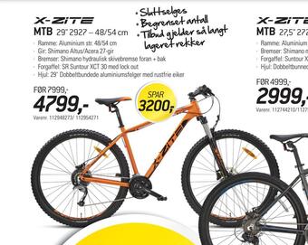 Thansen Mtb 29 2927 - 48/54 cm tilbud