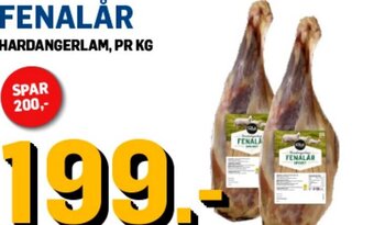 Price Lagerbutikk FENALÅR HARDANGERLAM, PR KG tilbud