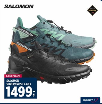 Sport 1 SALOMON SUPERCROSS 4 GTX tilbud