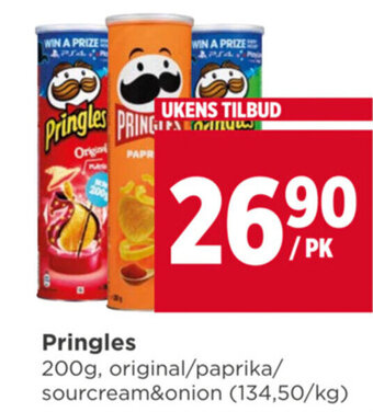 Meny Pringles tilbud