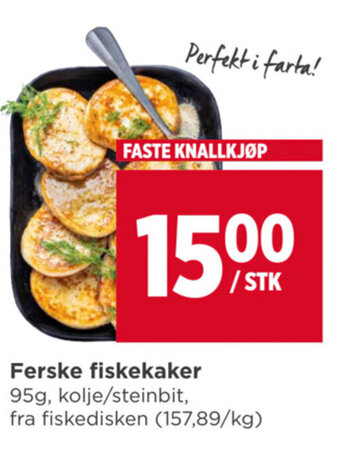 Meny Ferske fiskekaker tilbud