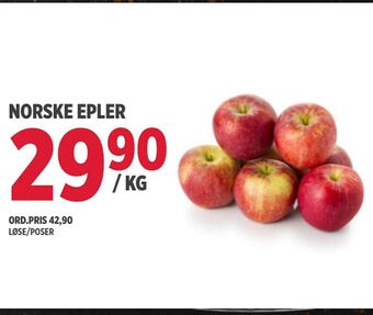 Jacobs Norske epler tilbud