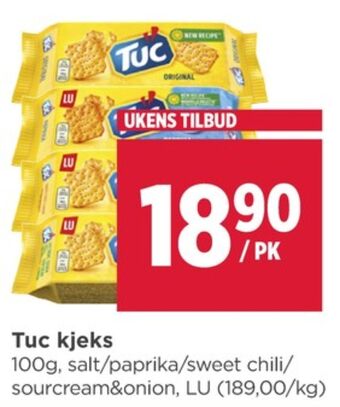Meny Lu tuc kjeks tilbud