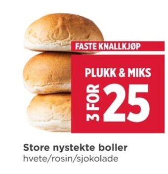 Meny Ukjent butiksbagt brød tilbud