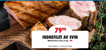 Nordby Supermarket INDREFILET AV SVIN tilbud