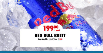 Nordby Supermarket RED BULL BRETT tilbud