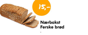 Havaristen Nærbakst Ferske brød tilbud