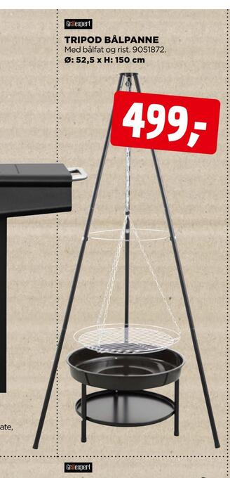 jem & fix Tripod bålpanne tilbud