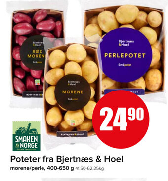 Spar Poteter fra Bjertnæs & Hoel tilbud