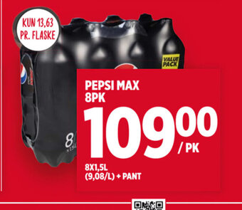 Meny PEPSI MAX 8PK tilbud