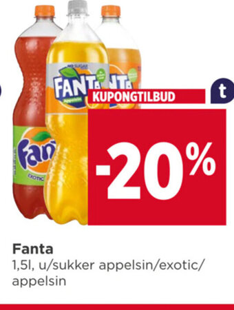 Meny Fanta 1.5 L. tilbud