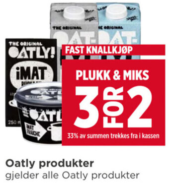 Meny Oatly produkter tilbud