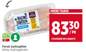 Meny Fersk kyllingfilet tilbud