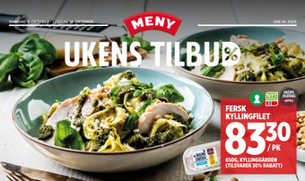 Meny Fersk kyllingfilet tilbud