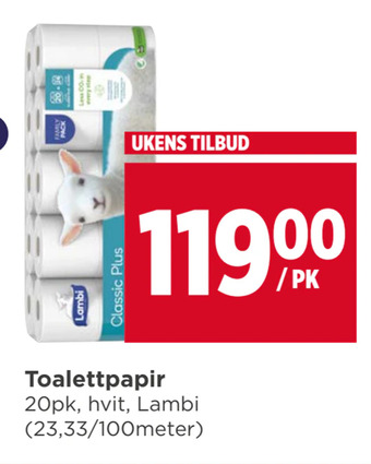 Meny Toalettpapir tilbud