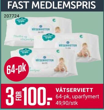 Europris Våtserviett tilbud
