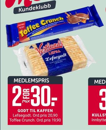 Europris Godt til kaffen tilbud
