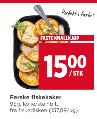 Meny Ferske fiskekaker tilbud
