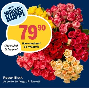 Coop Extra Roser 15 stk tilbud