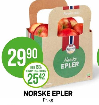 Kiwi NORSKE EPLER tilbud