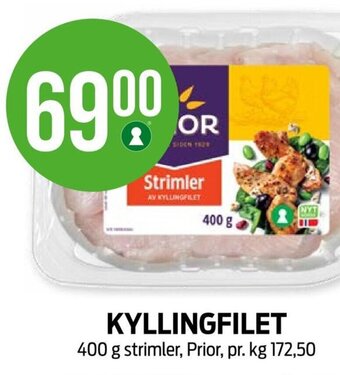 Kiwi KYLLINGFILET 400 g strimler, Prior tilbud