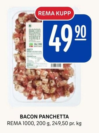 Rema 1000 BACON PANCHETTA REMA 1000 tilbud