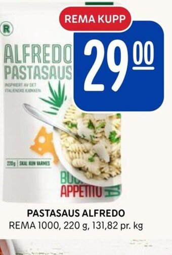 Rema 1000 PASTASAUS ALFREDO REMA 1000 tilbud