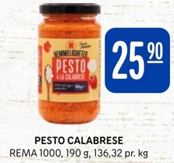 Rema 1000 PESTO CALABRESE REMA 1000 tilbud