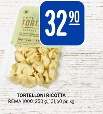Rema 1000 TORTELLONI RICOTTA REMA 1000 tilbud