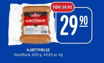 Rema 1000 KJØTTPØLSE Nordfjord tilbud