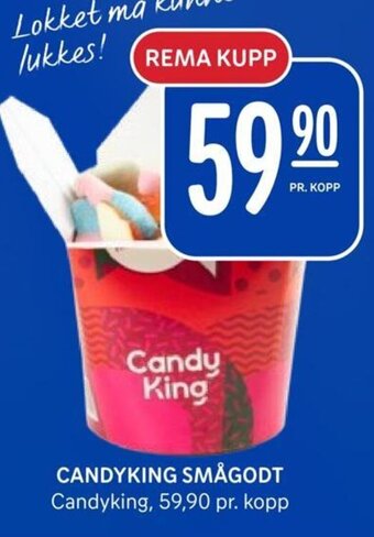 Rema 1000 CANDYKING SMÅGODT tilbud