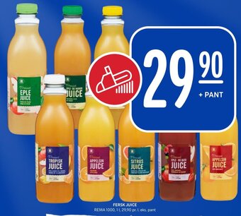 Rema 1000 FERSK JUICE tilbud