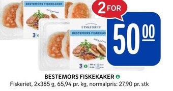 Rema 1000 BESTEMORS FISKEKAKER tilbud