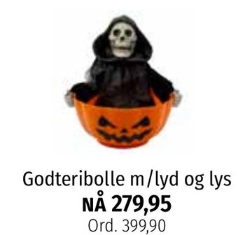 Nille Godteribolle m/lyd og lys tilbud