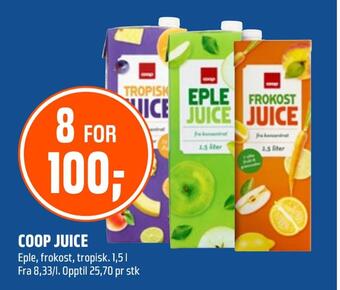 Coop Obs Coop juice tilbud