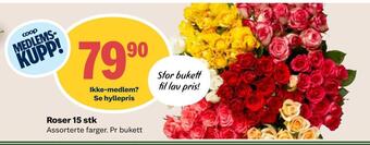 Coop Mega Roser 15 stk tilbud