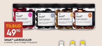 Coop Mega Smak* lakriskuler tilbud