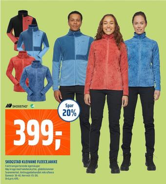 Coop Obs Skogstad kleivane fleecejakke tilbud