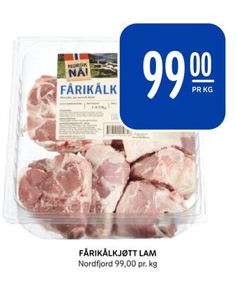 Rema 1000 Fårikålkjøtt lam tilbud