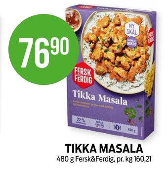 Kiwi Tikka masala tilbud