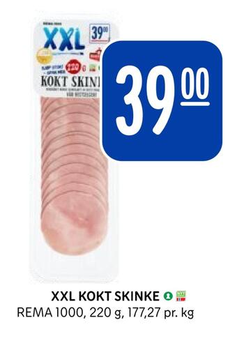 Rema 1000 Xxl kokt skinke tilbud