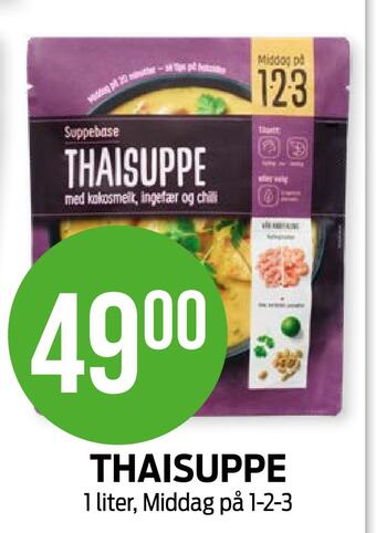 Kiwi Thaisuppe tilbud
